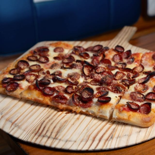 Pepperoni Pizza Al Taglio.