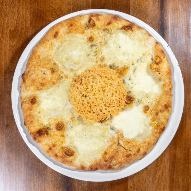 Quattro Formaggi Pizza Napoletana.