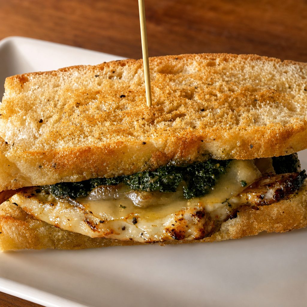 Tuscan Chicken Sandwich.