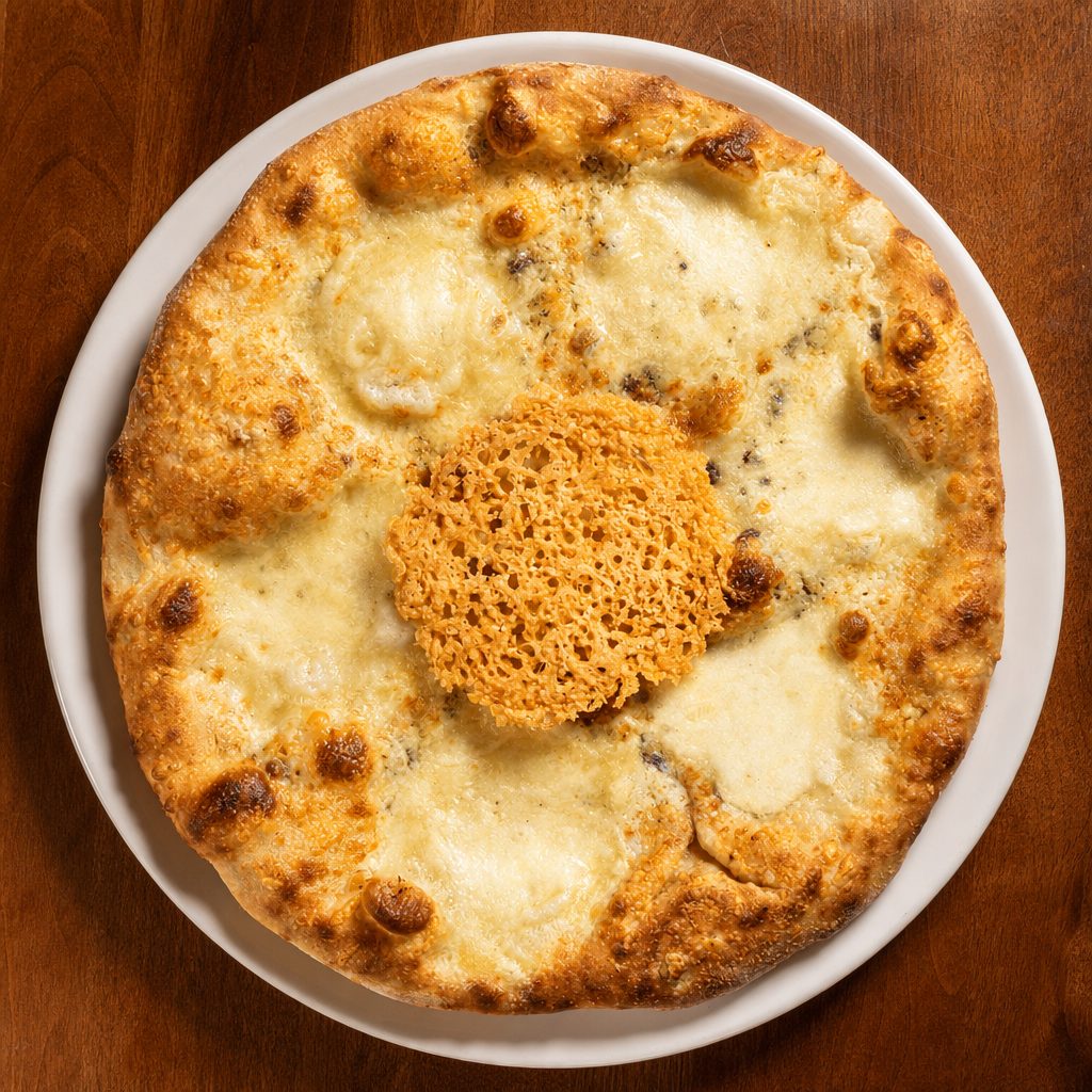Quattro Formaggi Pizza Napoletana.