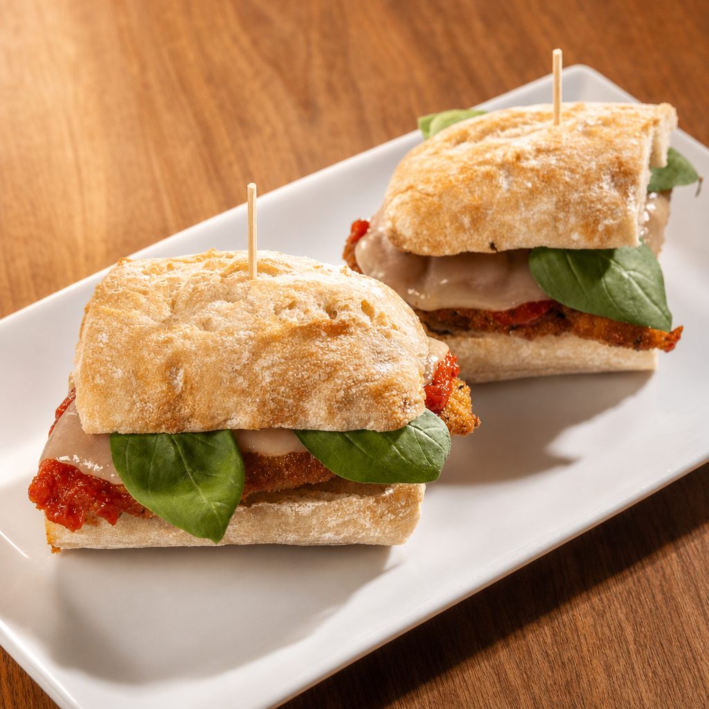 Chicken Parmigiana Sandwich.