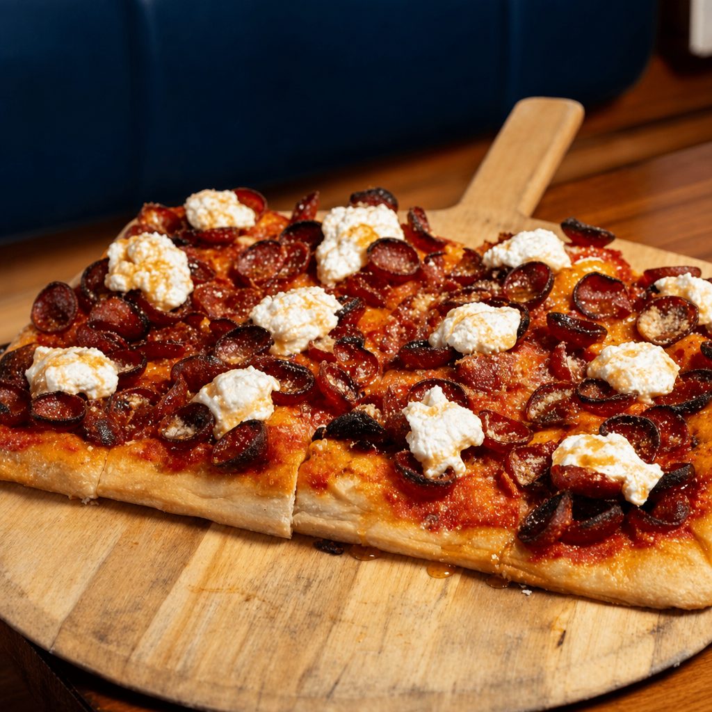 Hot Honey Pizza Al Taglio.