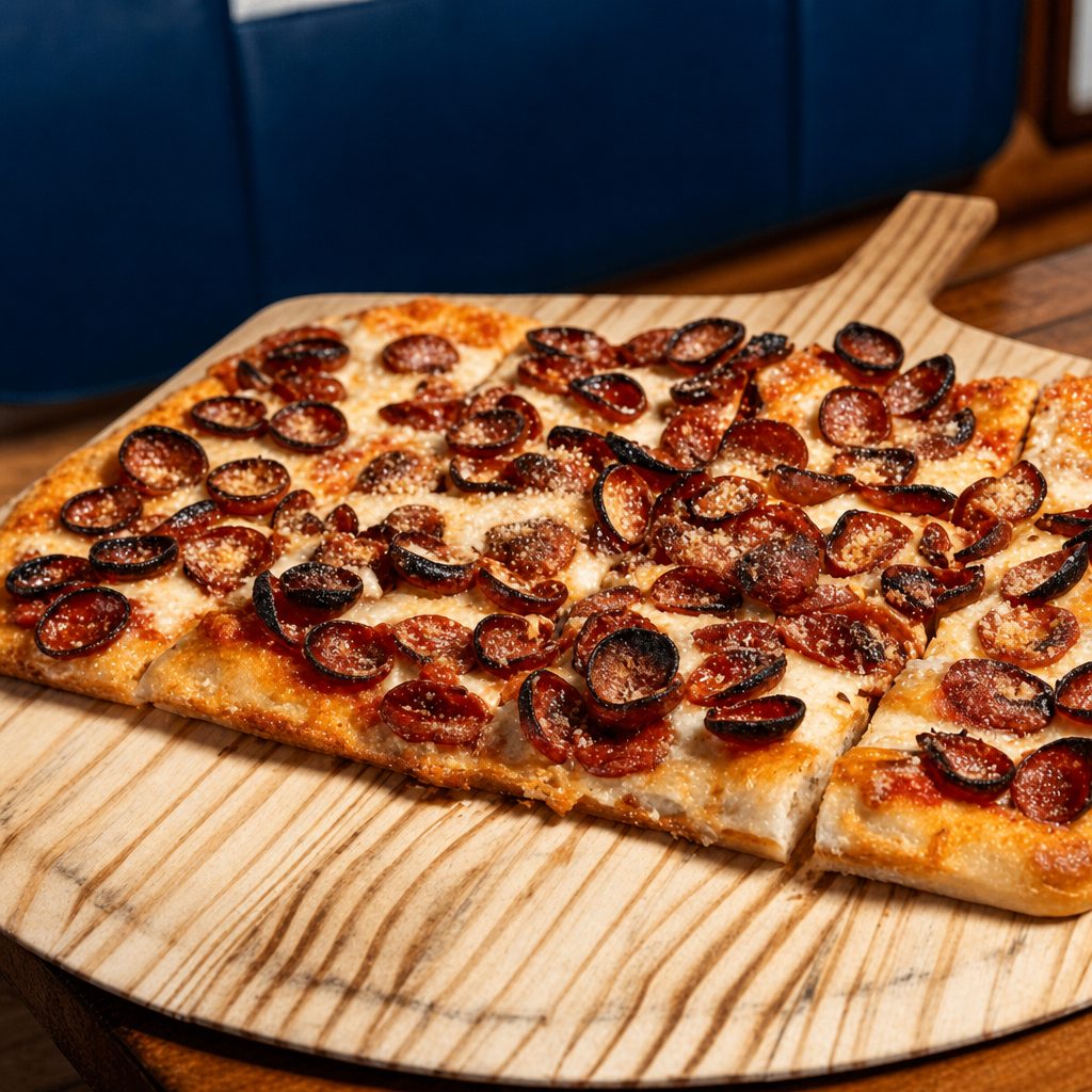 Pepperoni Pizza Al Taglio.
